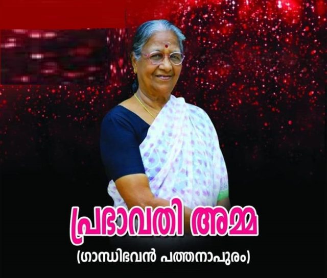 മിമിക്രിയിൽ മാത്രമല്ല പാട്ടിലും മിടുക്കിയാണ് പ്രഭാവതിഅമ്മ