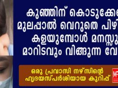 കുഞ്ഞിന് കൊടുക്കേണ്ട മുലപ്പാൽ വെറുതെ പിഴിഞ്ഞ് കളയുമ്പോൾ മനസ്സും മാറിടവും വിങ്ങുന്ന വേദനയാണ്! പ്രവാസ മാതൃത്വത്തിന്റെ വേദനകൾ എത്ര എഴുതിയാലും പറഞ്ഞാലും തീരില്ല.